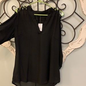 Black Rue21 3/4 sleeve dress top